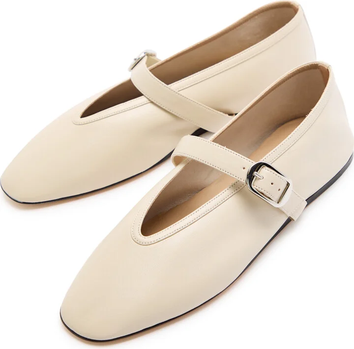 LE Monde Beryl Stella Leather Ballet Flats - Image 3
