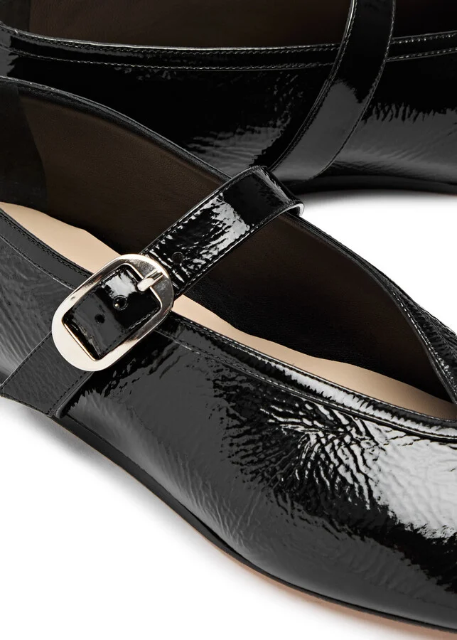 LE Monde Beryl Stella Patent Leather Ballet Flats - Image 3