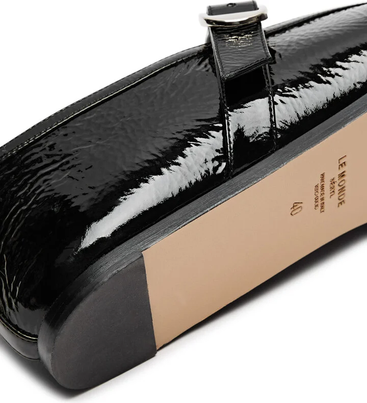 LE Monde Beryl Stella Patent Leather Ballet Flats - Image 4