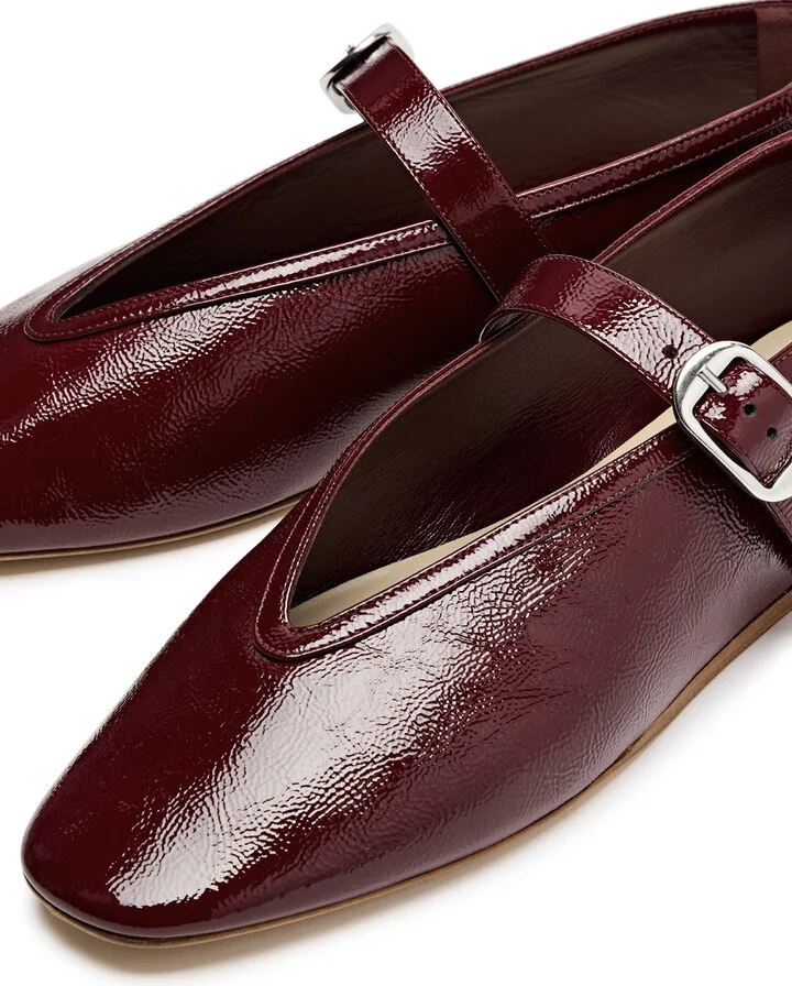 LE Monde Beryl Stella Patent Leather Ballet Flats - Image 3