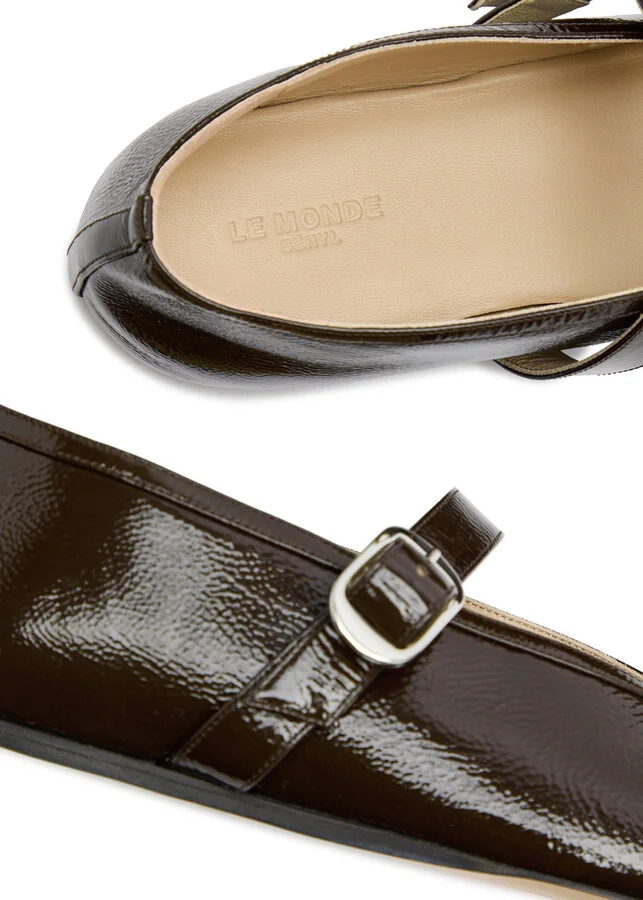 LE Monde Beryl Stella Patent Leather Ballet Flats - Image 4