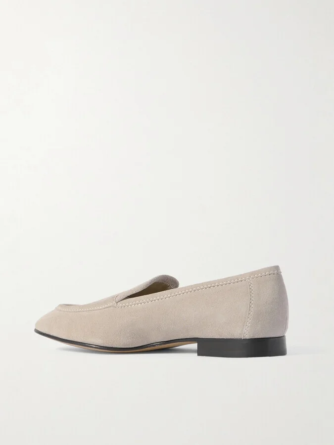 Le Monde Béryl - Suede Loafers - Gray - Image 3