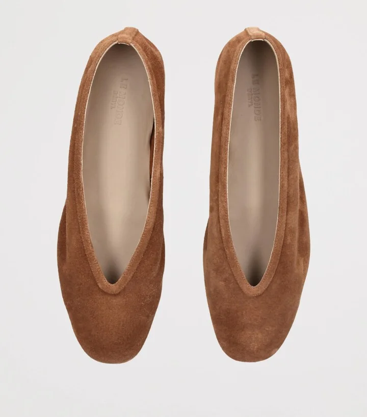 Le Monde Beryl Suede Luna Ballet Flats - Image 4