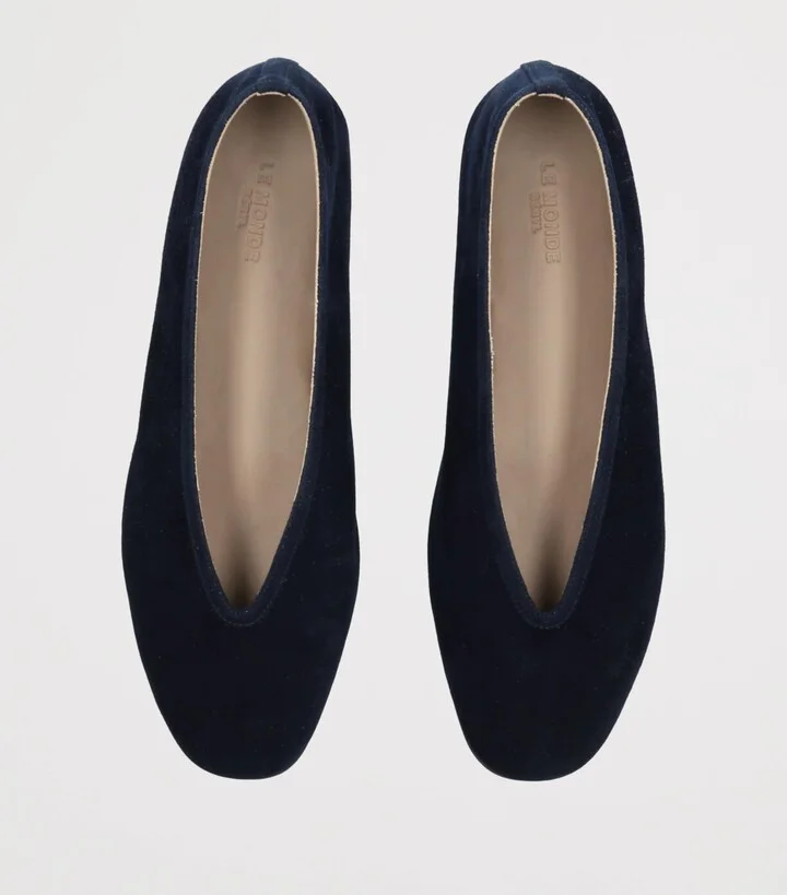 Le Monde Beryl Suede Luna Ballet Flats - Image 4