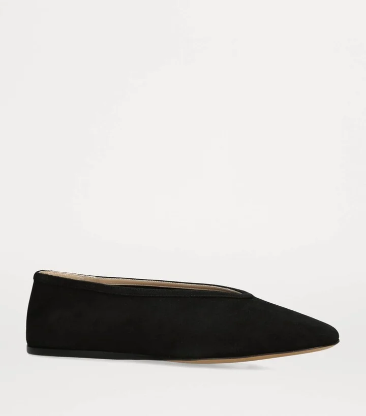 Le Monde Beryl Suede Luna Ballet Flats - Image 3