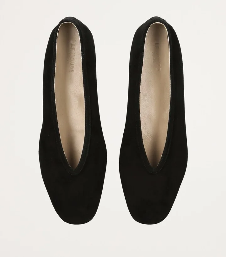 Le Monde Beryl Suede Luna Ballet Flats - Image 4