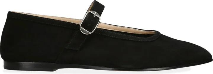 Le Monde Beryl Suede Mary Jane Ballet Flats