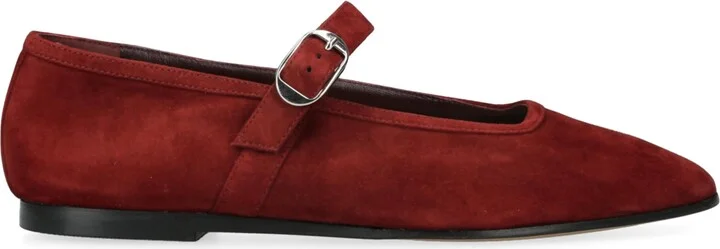 Le Monde Beryl Suede Mary Jane Ballet Flats