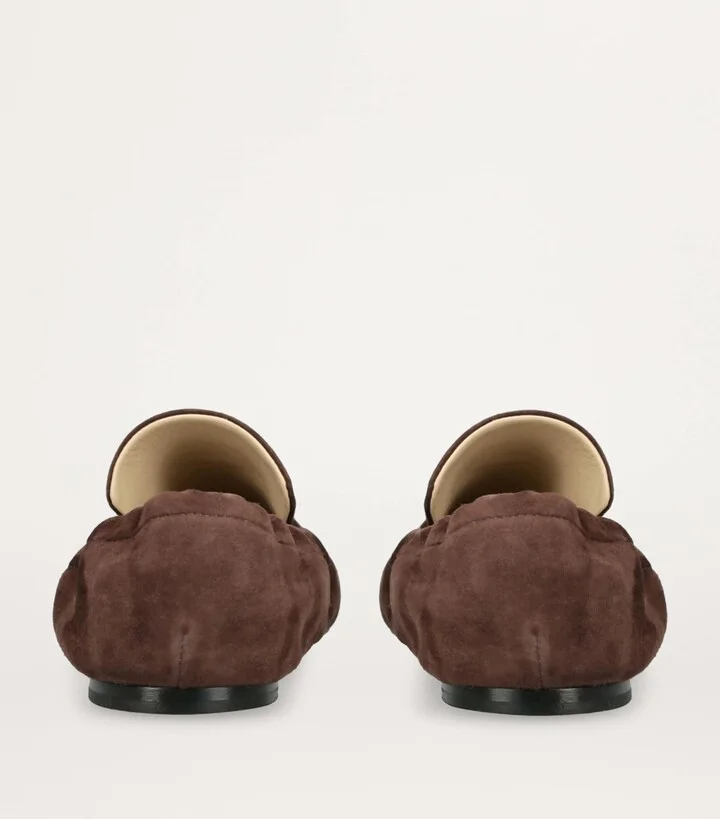 Le Monde Beryl Suede Mocassino Ballet Flats - Image 2