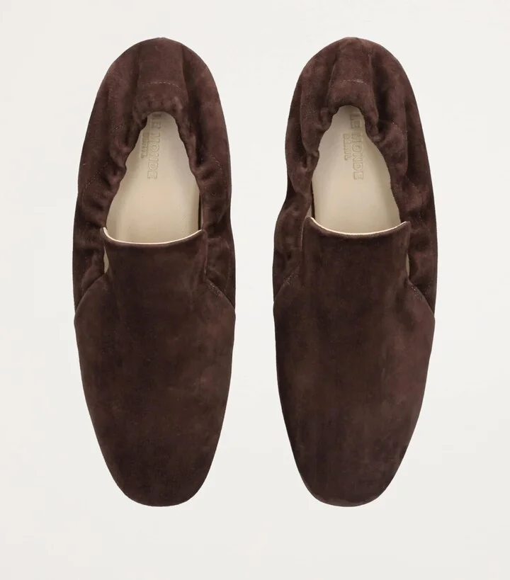 Le Monde Beryl Suede Mocassino Ballet Flats - Image 4