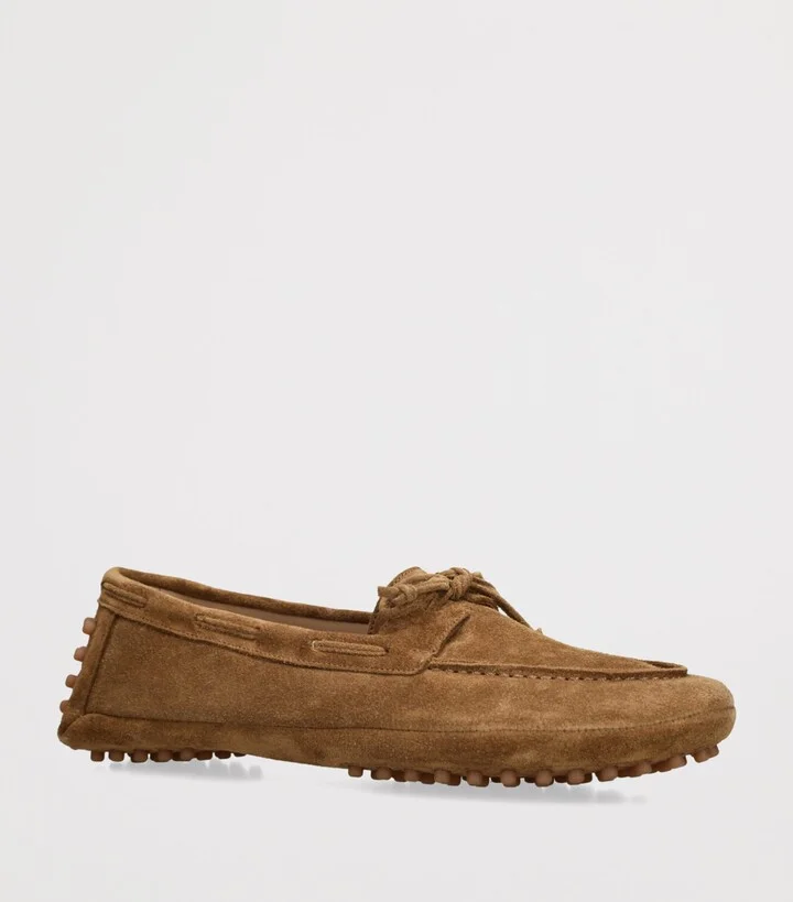 Le Monde Beryl Suede Moccasin Driver Shoes - Image 3