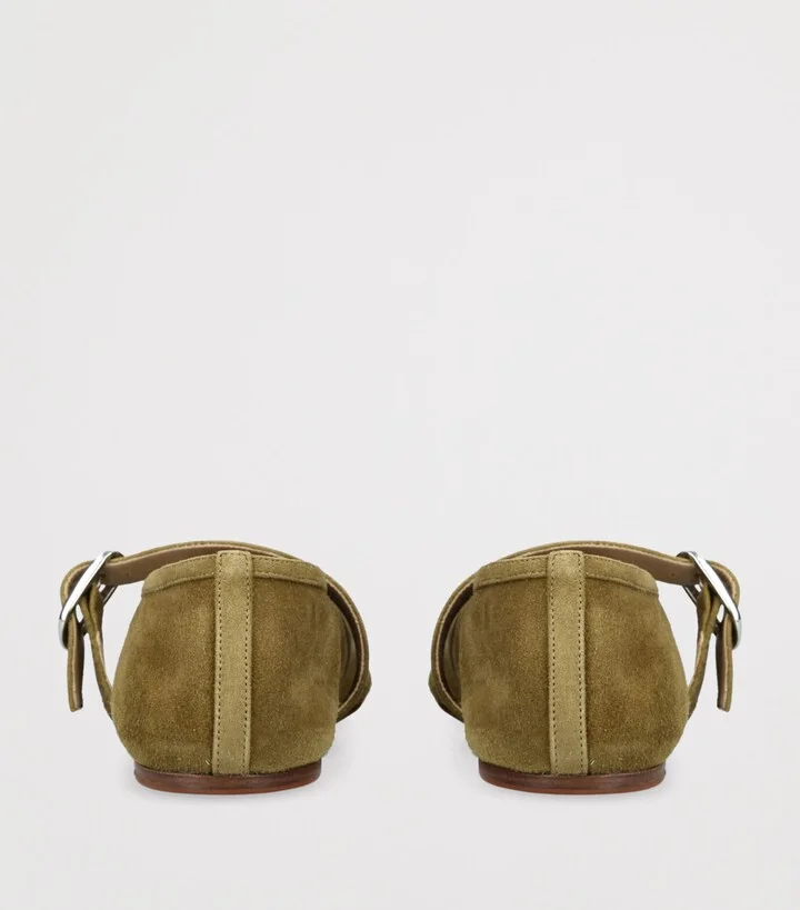 Le Monde Beryl Suede Stella Ballet Flats - Image 2