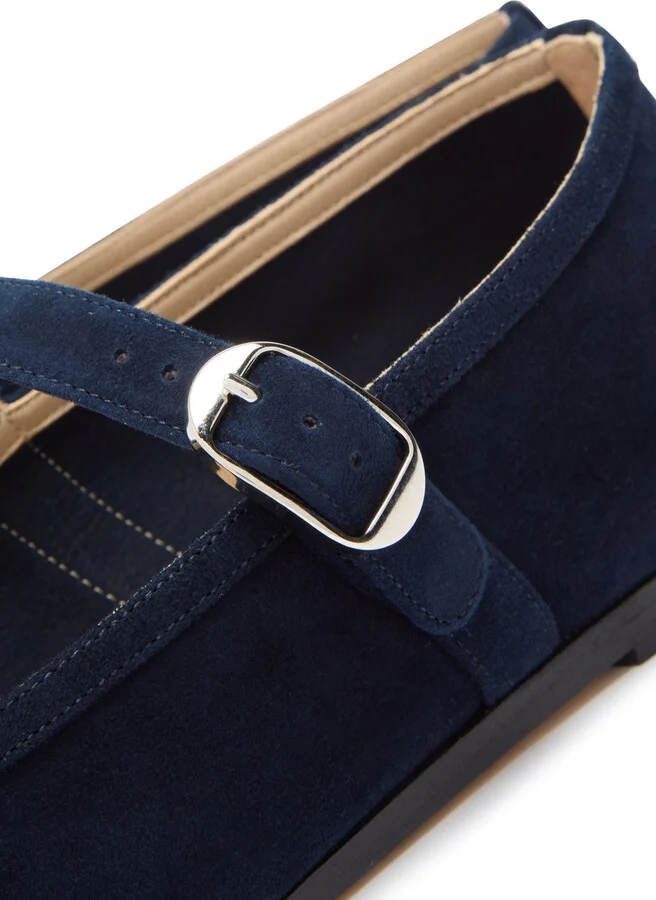 LE Monde Beryl Velvet Mary Jane Flats - Image 4