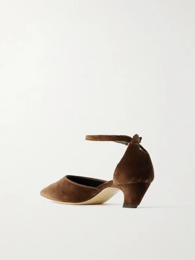 Le Monde Béryl - Victoria Suede Pumps - Brown - Image 3