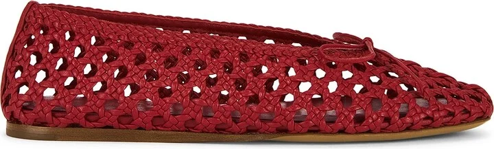 LE MONDE BÉRYL Woven Regency Slipper in Red