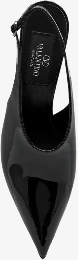 Le Salon 80 Patent Leather Slingback Pumps - Image 2