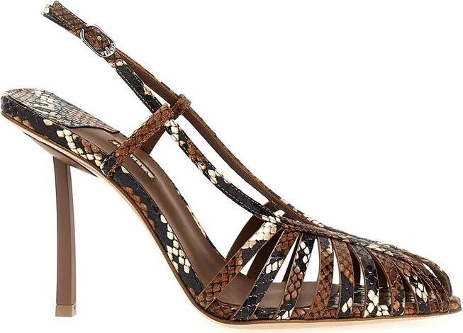 Le Silla Cage Slingback Pumps