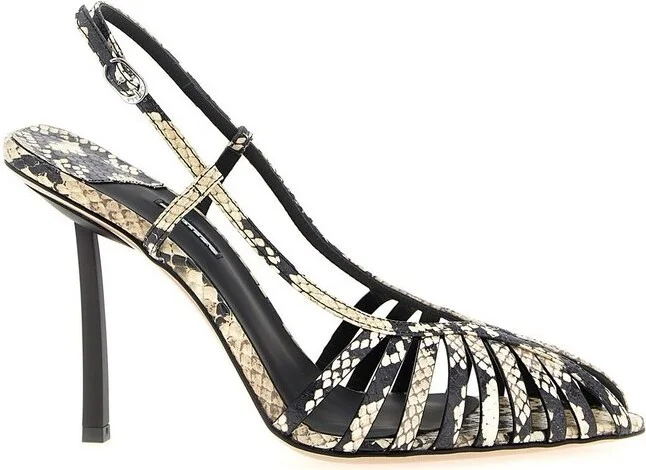 Le Silla Cage Slingback Pumps