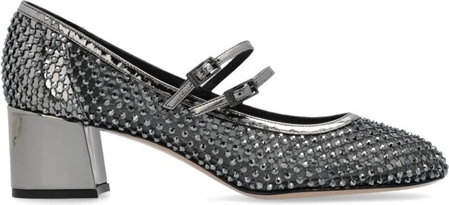 Le Silla Danielle Embellished Mary Jane Pumps