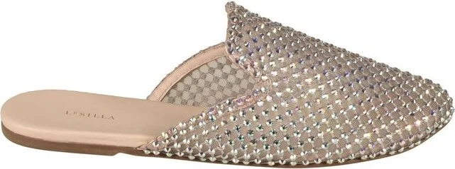 Le Silla Embellished Round-Toe Mules