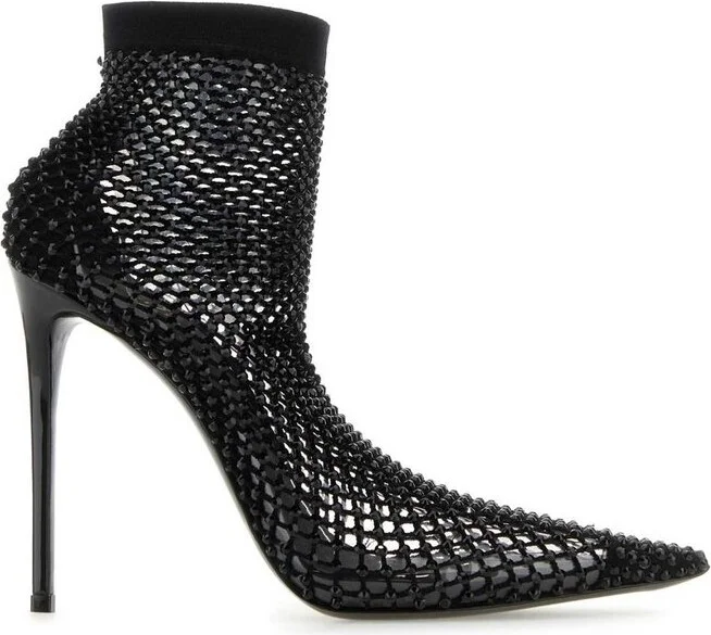 Le Silla Gilda Embellished Pointed-Toe Pumps