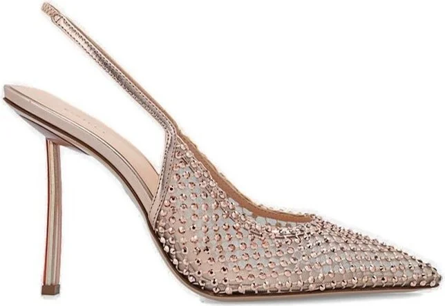 Le Silla Gilda Embellished Pointed Toe Pumps