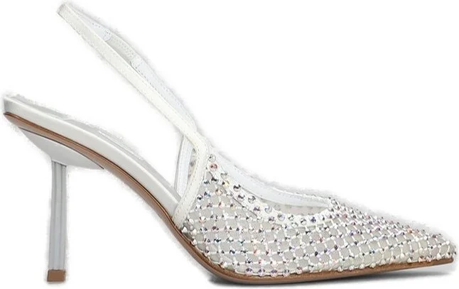 Le Silla Gilda Embellished Slingback Pumps