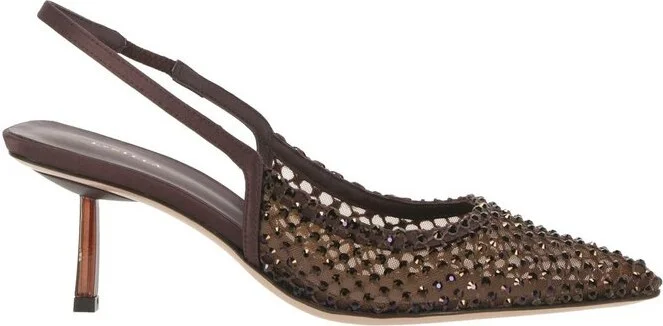 Le Silla Gilda Embellished Slingback Pumps