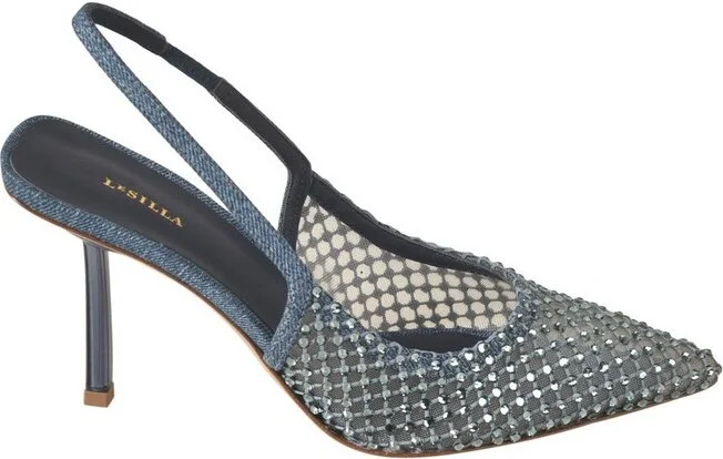 Le Silla Gilda Embellished Slingback Pumps