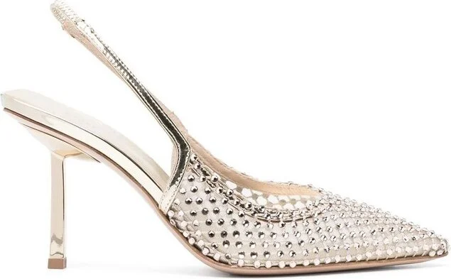 Le Silla Gilda Embellished Slingback Pumps