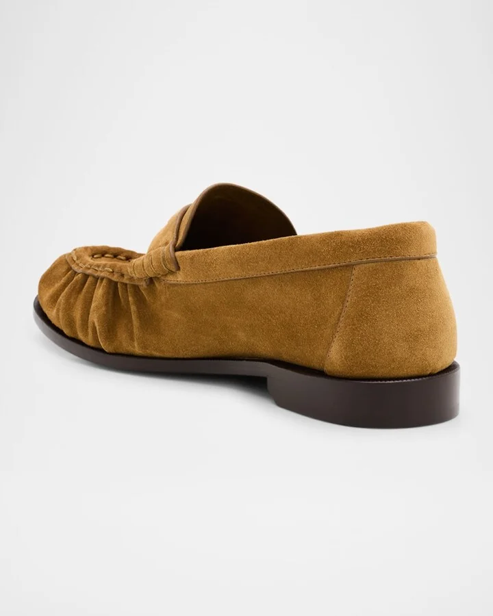 Le Suede YSL Penny Loafers - Image 4