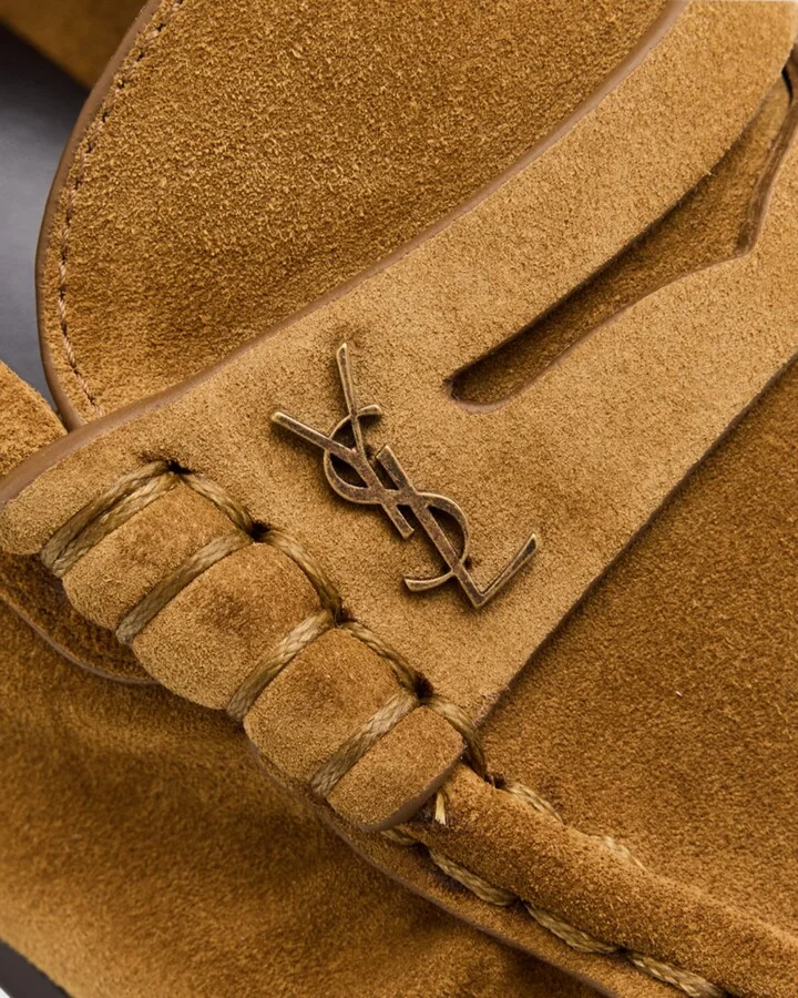 Le Suede YSL Penny Loafers - Image 5