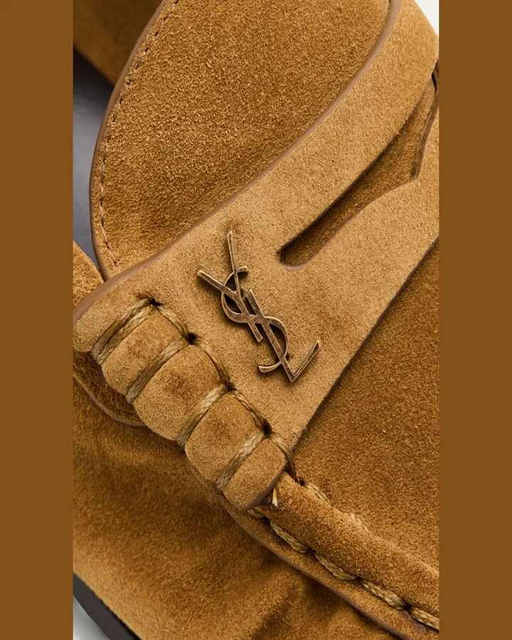 Le Suede YSL Penny Loafers - Image 7