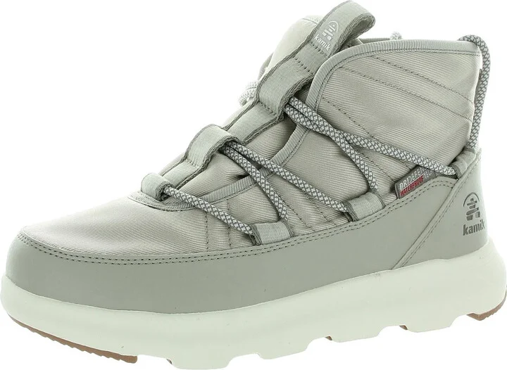 Lea Lo Womens Mixed Media Woven Winter & Snow Boots