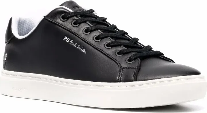 Lea panelled leather sneakers - Image 2