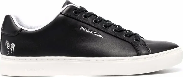 Lea panelled leather sneakers