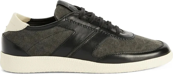 League two-tone lace-up sneakers