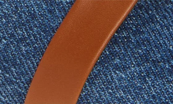 Leah Denim Slide Sandal - Image 7