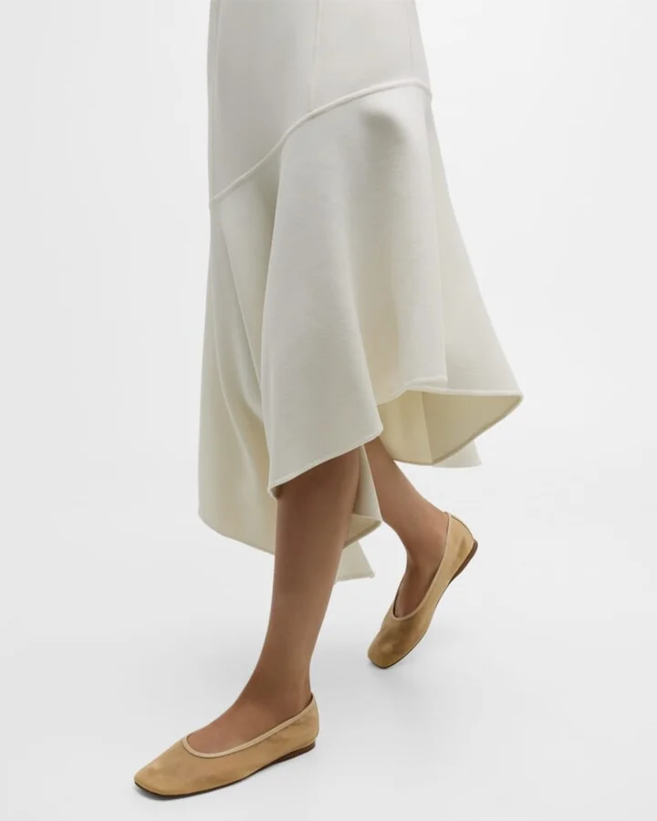 Leah Mesh Square-Toe Ballerina Flats - Image 5