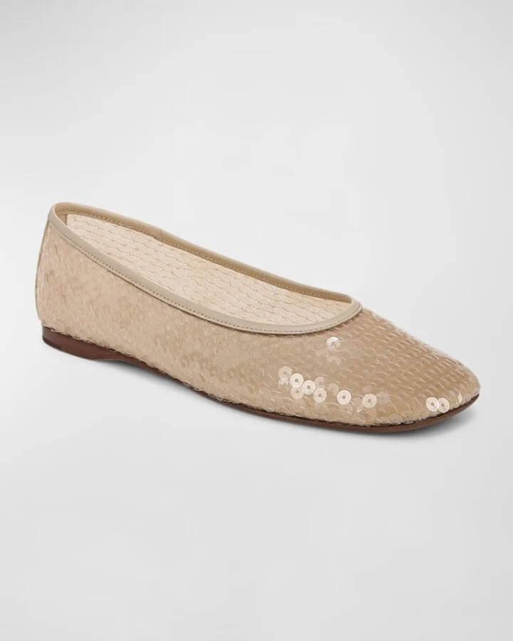 Leah Sequin Ballerina Flats - Image 6