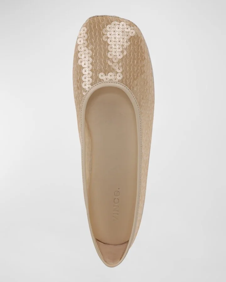 Leah Sequin Ballerina Flats - Image 7