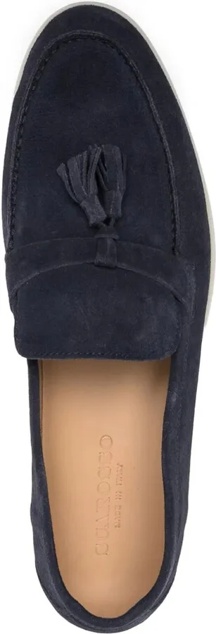 Leandro tassel-detail suede loafers - Image 4