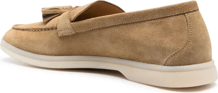 Leandro tassel-detail suede loafers - Image 3