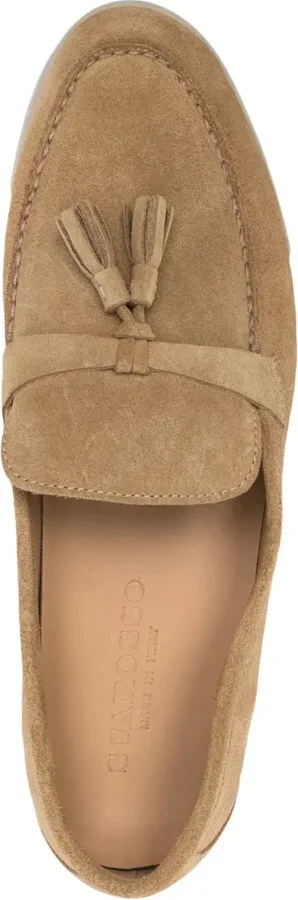 Leandro tassel-detail suede loafers - Image 4