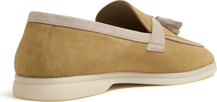 Leandro tassel-embellished suede loafers - Image 3