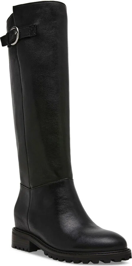 Leary Womens Suede Tall Knee-High Boots