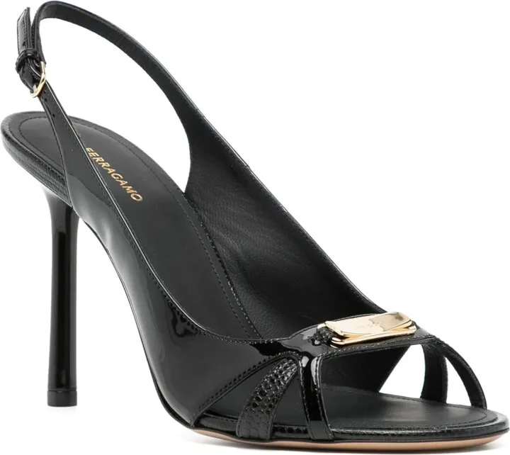 Leather 100mm Sandals - Image 2