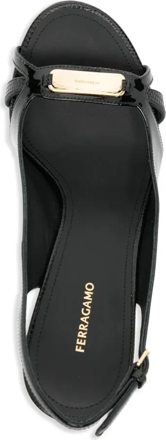 Leather 100mm Sandals - Image 4