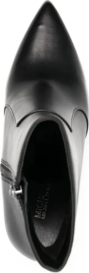 Leather 105mm Ankle Boots - Image 4