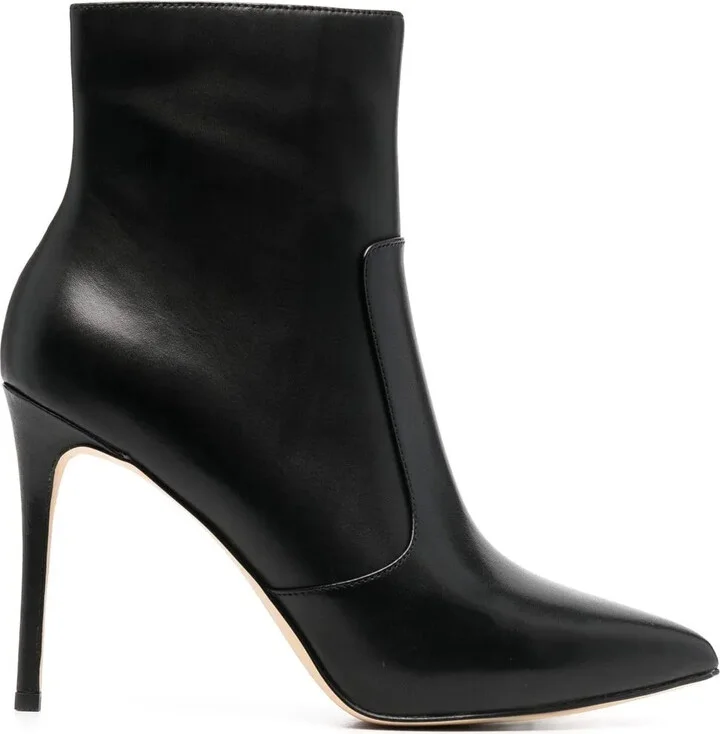 Leather 105mm Ankle Boots